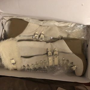 White boots